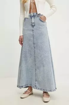 Джинсовая юбка Answear Lab, синий
