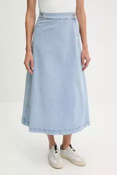 Джинсовая юбка Answear.Lab, синий