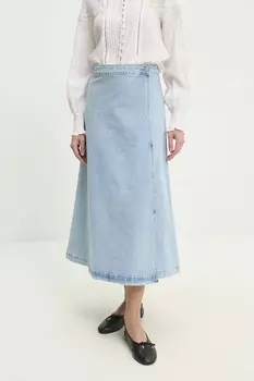 Джинсовая юбка Answear.Lab, синий