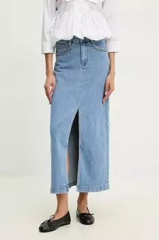 Джинсовая юбка Answear.Lab, синий