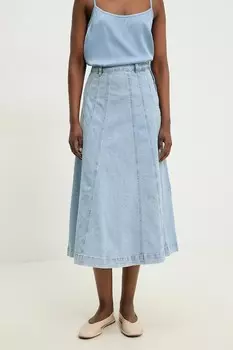 Джинсовая юбка Answear.Lab, синий