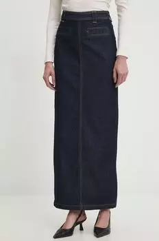 Джинсовая юбка Answear Lab, темно-синий