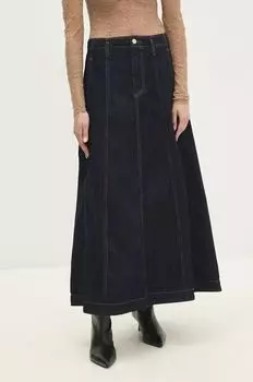 Джинсовая юбка Answear Lab, темно-синий