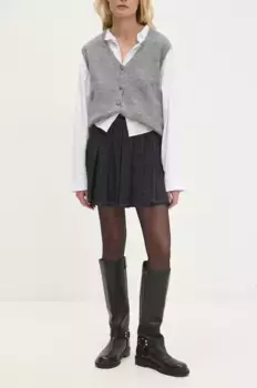 Джинсовая юбка Answear Lab, темно-синий