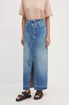 Джинсовая юбка Boss Orange, синий