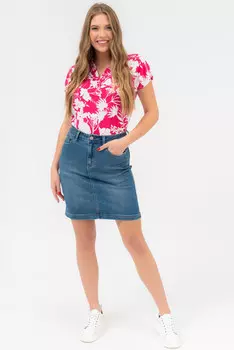 Джинсовая юбка Budmil, голубой