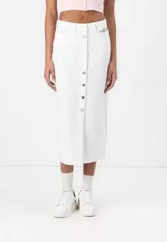 Джинсовая юбка BUTTON SKIRT KARL LAGERFELD, деним