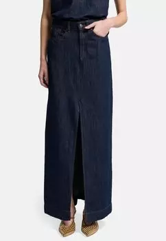 Джинсовая юбка CALLA - Maxi skirt 7 for all mankind, темно-синий