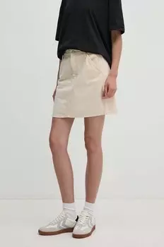 Джинсовая юбка Calvin Klein Jeans, бежевый