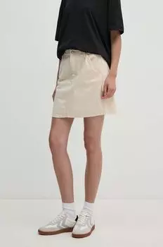 Джинсовая юбка Calvin Klein Jeans, бежевый