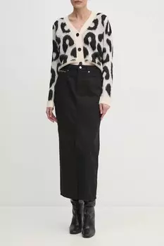 Джинсовая юбка Calvin Klein Jeans, черный