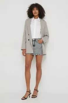 Джинсовая юбка Calvin Klein Jeans, синий