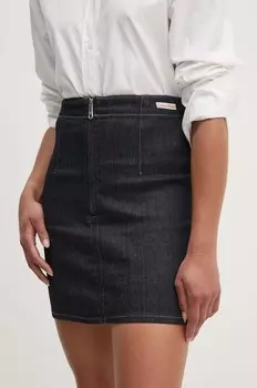 Джинсовая юбка Calvin Klein Jeans, темно-синий