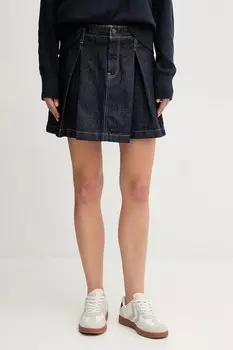 Джинсовая юбка Calvin Klein Jeans, темно-синий
