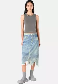 Джинсовая юбка CAMPERLAB, сине-желтый