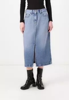 Джинсовая юбка CLAIRE MIDI SKIRT Tommy Jeans, деним