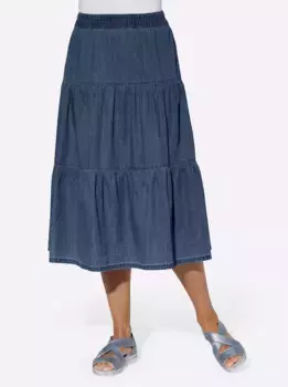 Джинсовая юбка Classic Basics, синий
