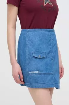 Джинсовая юбка Converse, синий