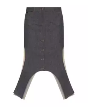 Джинсовая юбка Courrges, синий