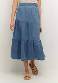 Джинсовая юбка Cream, синий деним