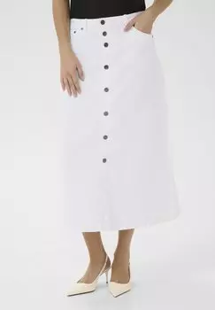 Джинсовая юбка CUAMI LONG - A-line skirt Culture, кремовый