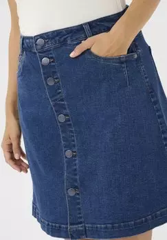 Джинсовая юбка CULEA AMI SHORT - A-line skirt Culture, цвет Medium Blue Wash