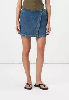 Джинсовая юбка Denim shorts GAP, цвет Light Wash