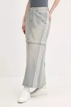 Джинсовая юбка DENIM ZIP SKIRT Adidas Originals, синий