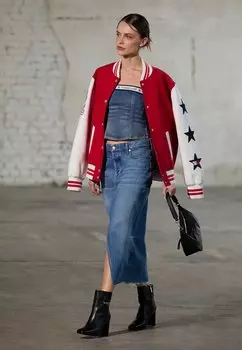 Джинсовая юбка EXCLUSIVE GIRL LONG SKIRT - Pencil skirt Tommy Jeans, синий