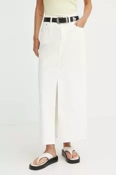 Джинсовая юбка G-Star Raw, бежевый