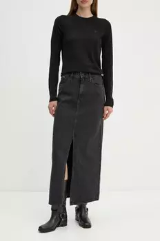 Джинсовая юбка G-Star Raw, черный