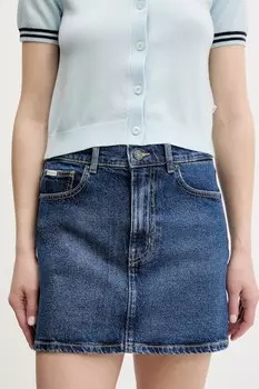 Джинсовая юбка Guess Jeans, темно-синий