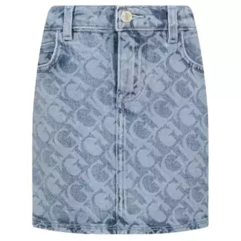 Джинсовая юбка Guess, синий