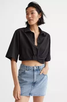 Джинсовая юбка H&amp;M, синий деним
