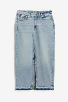Джинсовая юбка H&M, синий