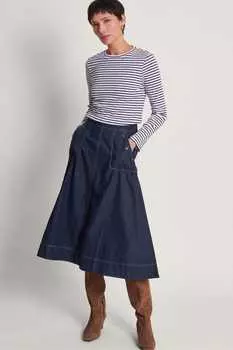 Джинсовая юбка Harper Monsoon, синий