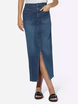 Джинсовая юбка Heine, синий