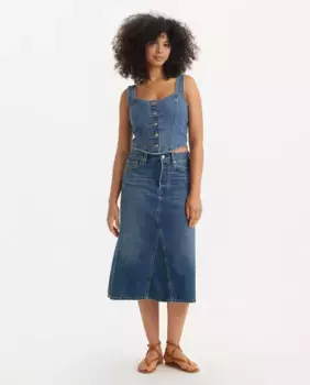 Джинсовая юбка HR a Line Decon Levi's, синий