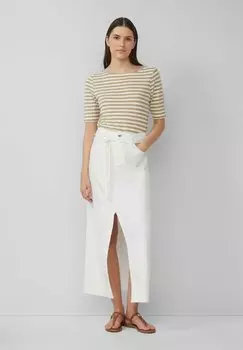 Джинсовая юбка IN SHAPE MIT OFFENEM - Maxi skirt s.Oliver, цвет Wei