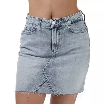 Джинсовая юбка из джинсовой ткани Tommy Hilfiger, синий
