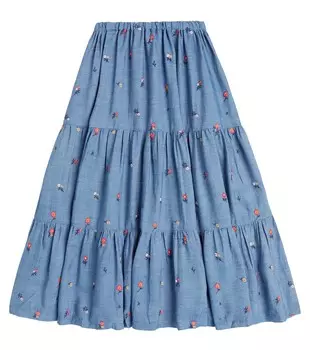 Джинсовая юбка Jupond Tartine Et Chocolat, синий