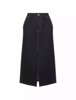 Джинсовая юбка-карандаш Helmut Lang, тёмно-синий