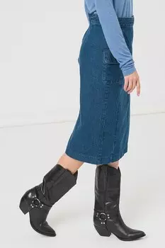 Джинсовая юбка-карандаш United Colors Of Benetton, синий