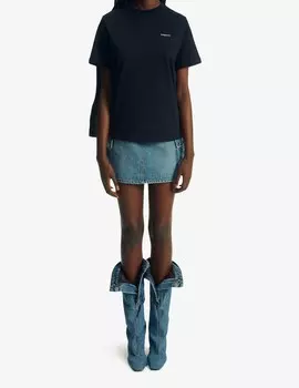 Джинсовая юбка-карго Coperni, синий