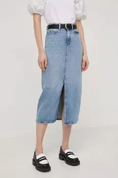 Джинсовая юбка Karl Lagerfeld, синий