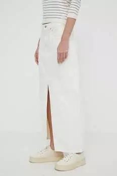 Джинсовая юбка Levi's, бежевый