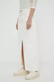 Джинсовая юбка Levi's, бежевый