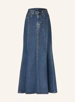 Джинсовая юбка Levi's, цвет 01 Dark Indigo - Flat Finish
