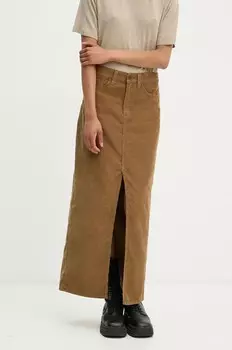 Джинсовая юбка Levi's, коричневый