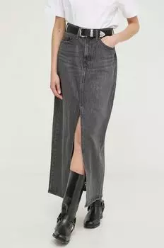 Джинсовая юбка Levi's, серый